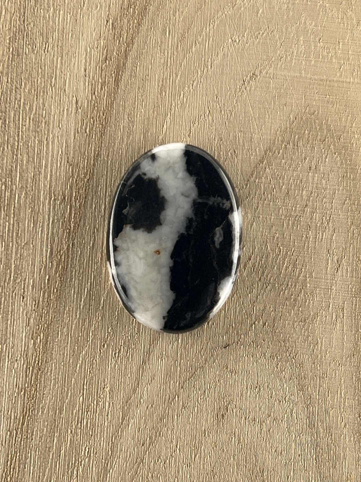 Jaspe zèbre n°4 (3,2cm x 2,2cm) - Solyluna Macramé