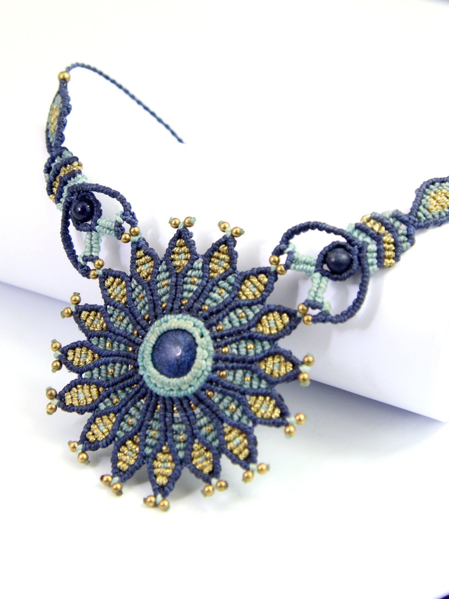 kit DIY Collier "Nour" + Vidéo - Solyluna Macramé