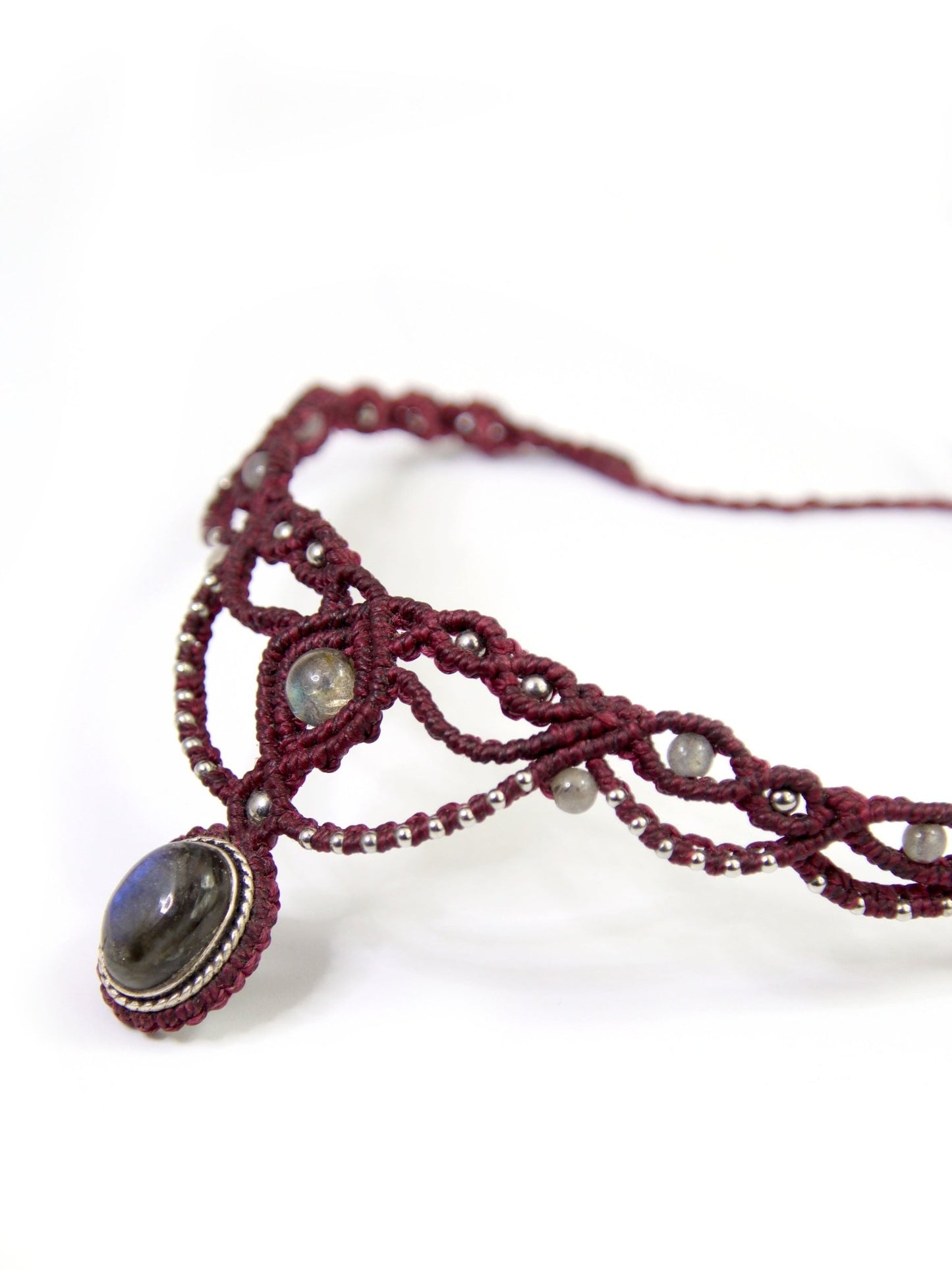 kit DIY collier "Sarah" + Vidéo - Solyluna Macramé