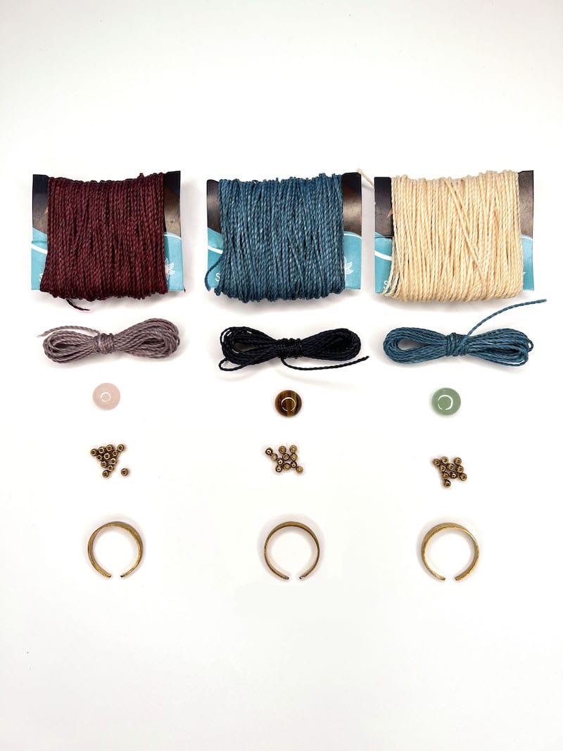 Le Multikit bague "Alia" + Vidéo - Solyluna Macramé