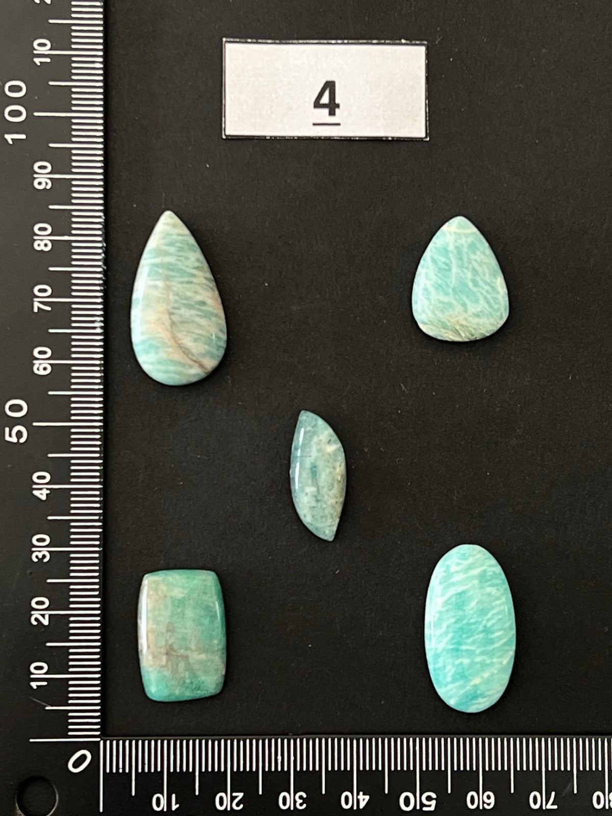 Lot de 5 Mini Amazonite : n°4 - Solyluna Macramé