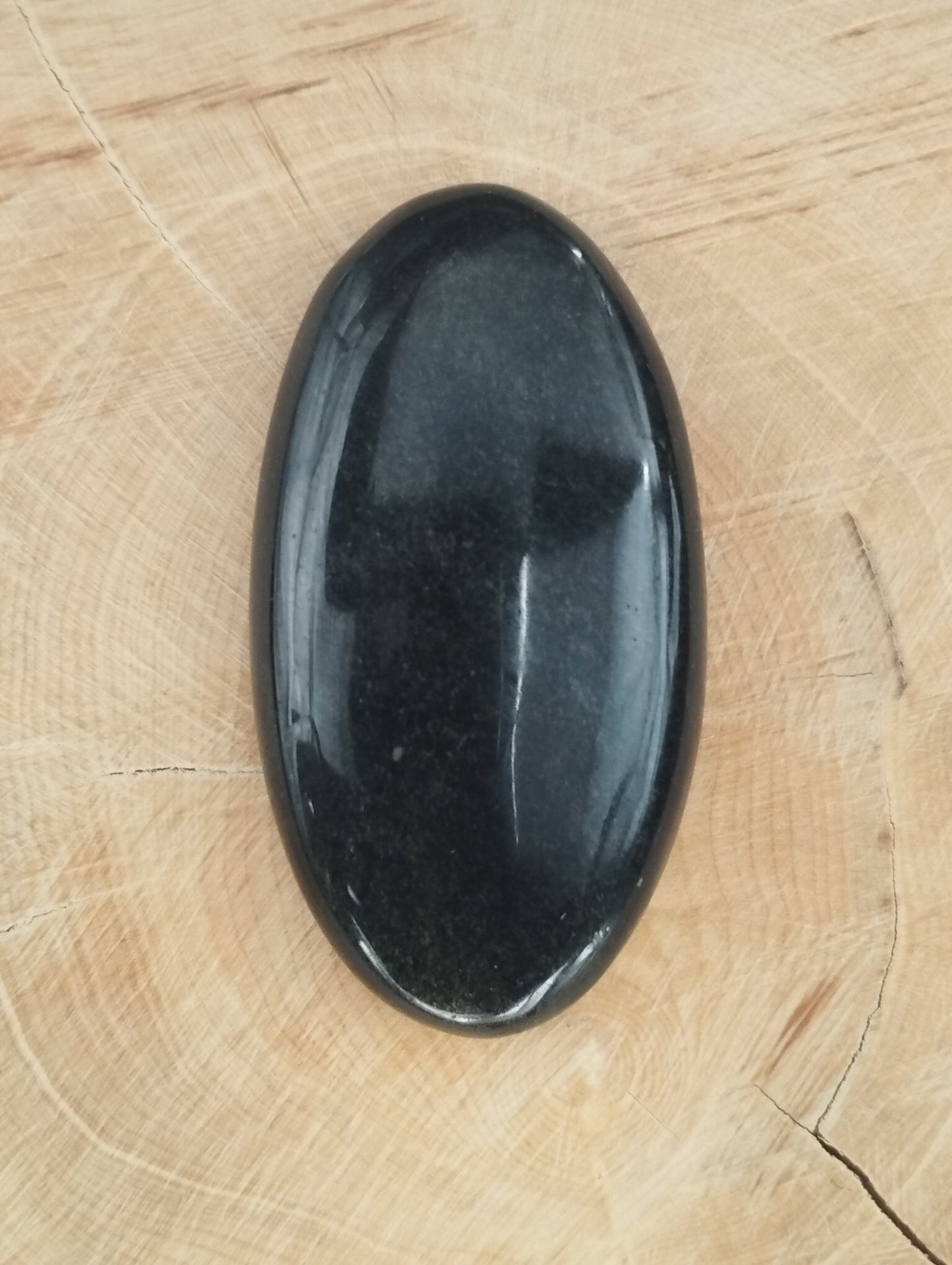 Obsidienne Doré n°2 (4,4cm x 2,3cm) - Solyluna Macramé