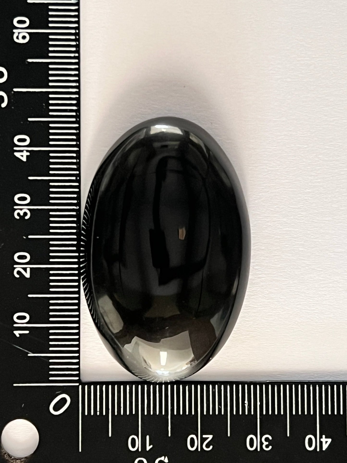 Obsidienne n°1 (4,5cm x 2,9cm) - Solyluna Macramé