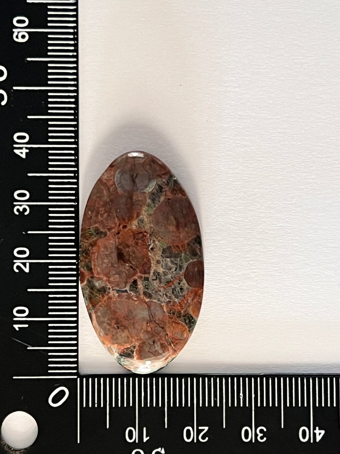 Obsidienne Peanut n°4 (3,9cm x 2,2cm) - Solyluna Macramé