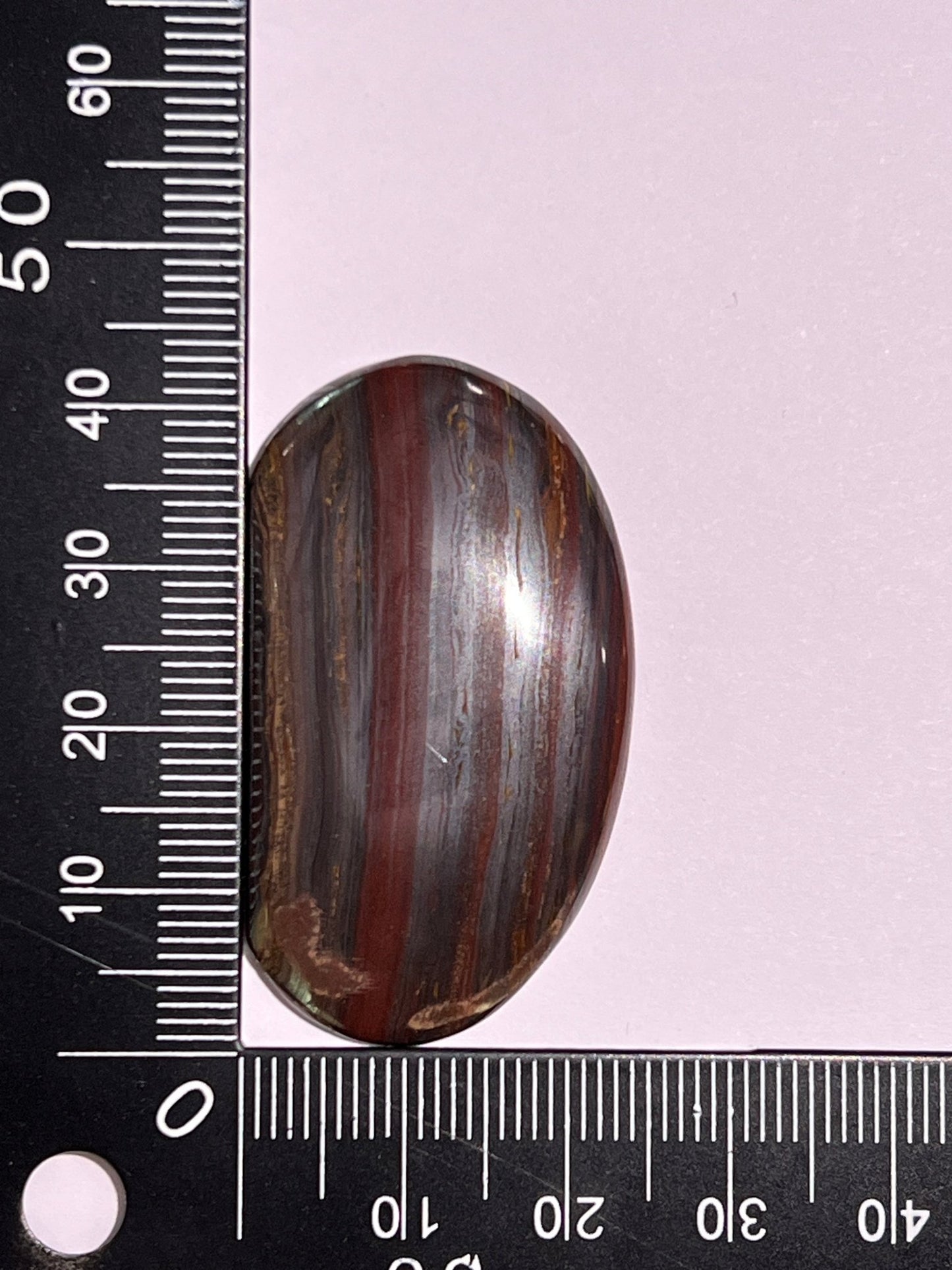 Oeil de Fer n°1 (4,3cm x 2,4cm) - Solyluna Macramé