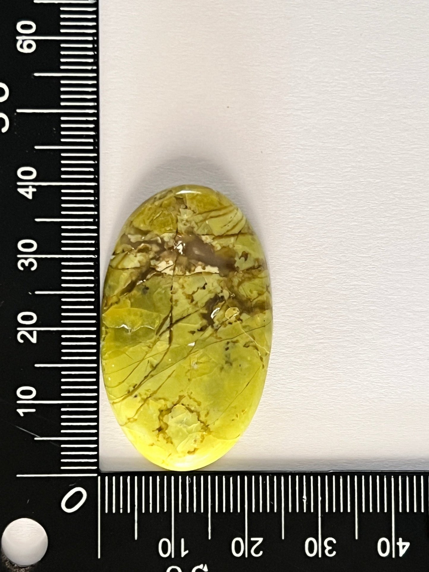 Opale Verte n°2 (4cm x 2,4cm) (Copie) - Solyluna Macramé