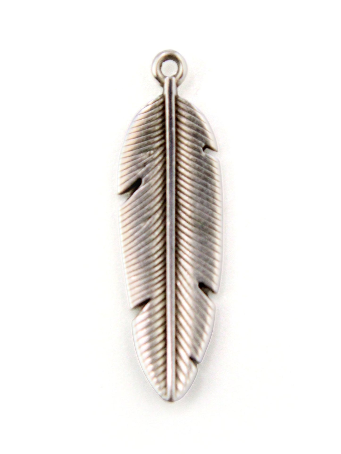 Pendentif Plume - Solyluna Macramé