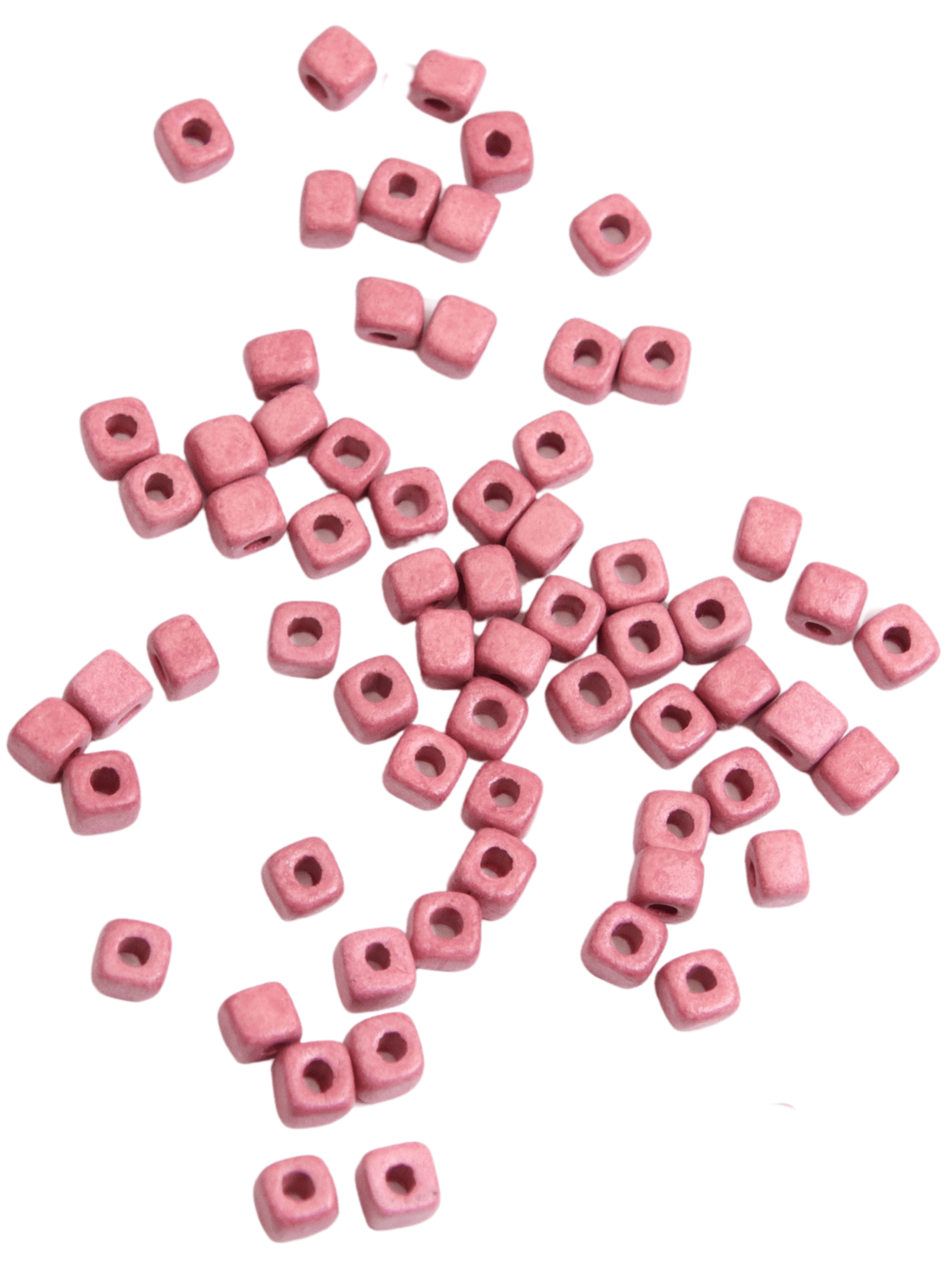 Perles céramique - Fuschia - Solyluna Macramé