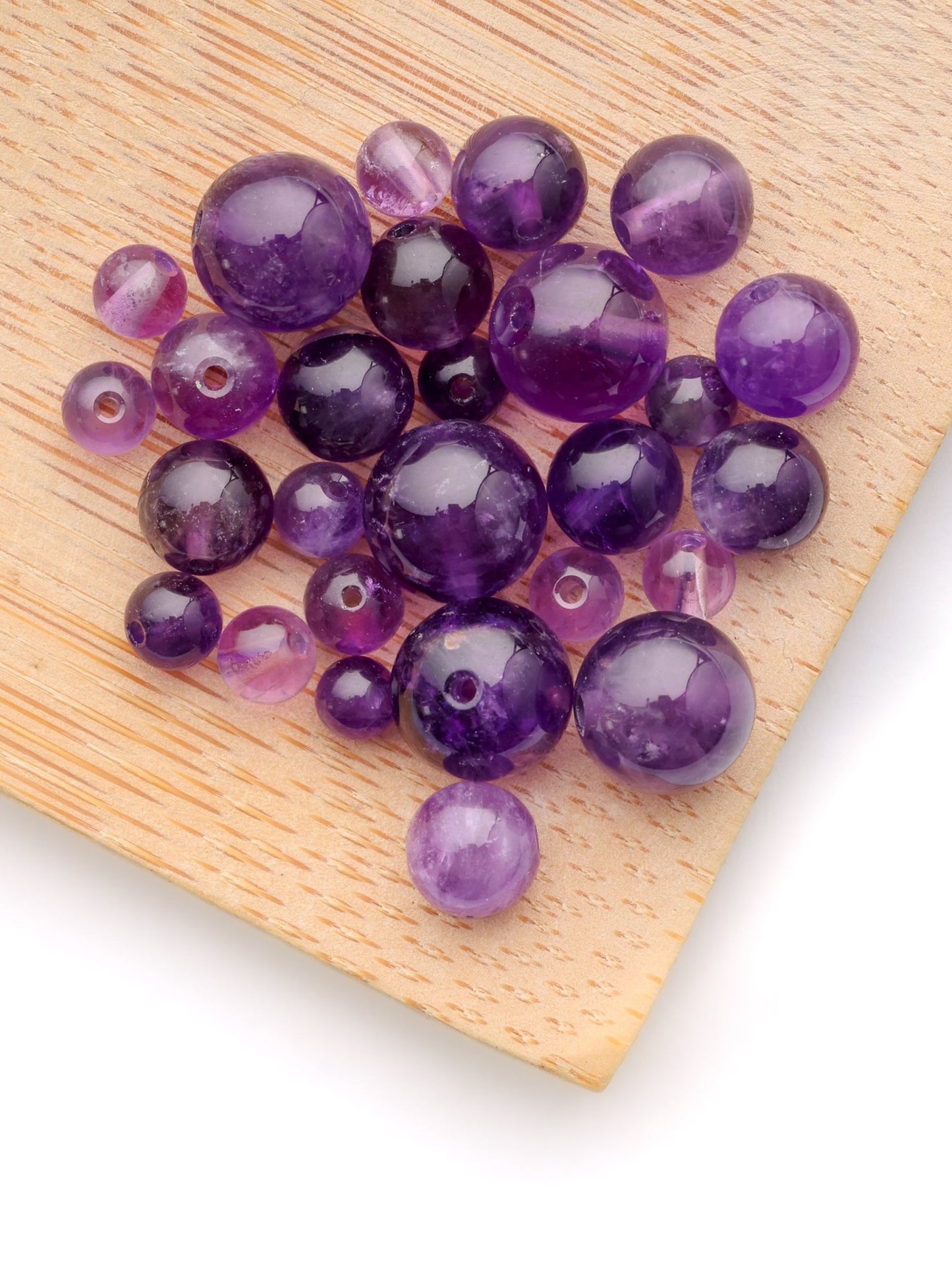 Perles d'Améthyste - Solyluna Macramé