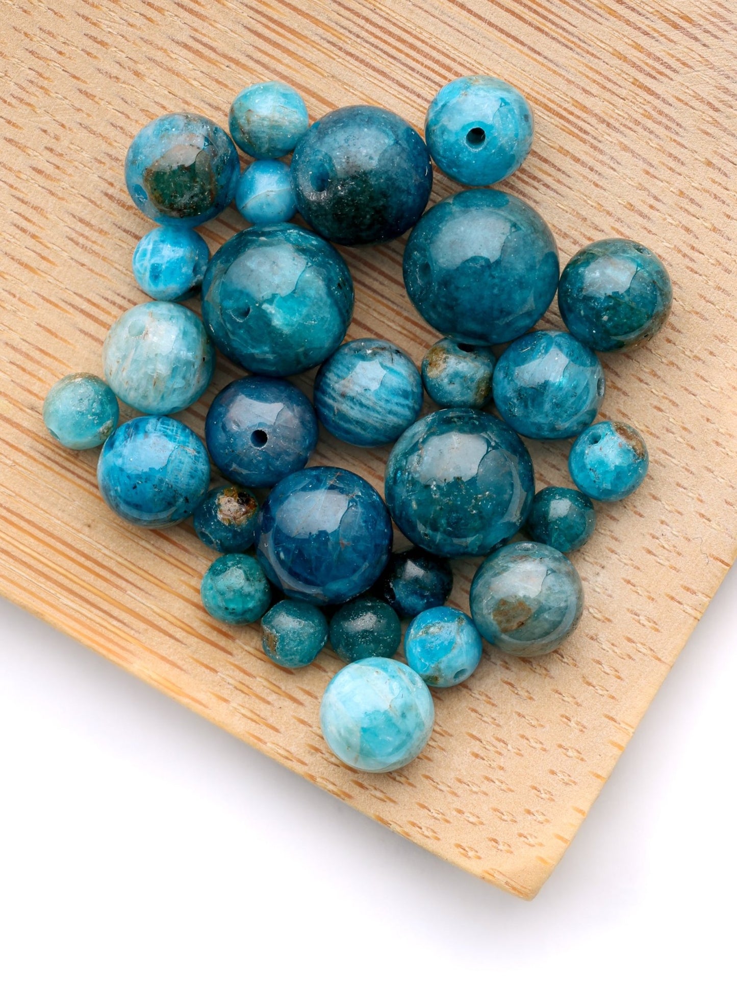 Perles d'Apatite - Solyluna Macramé