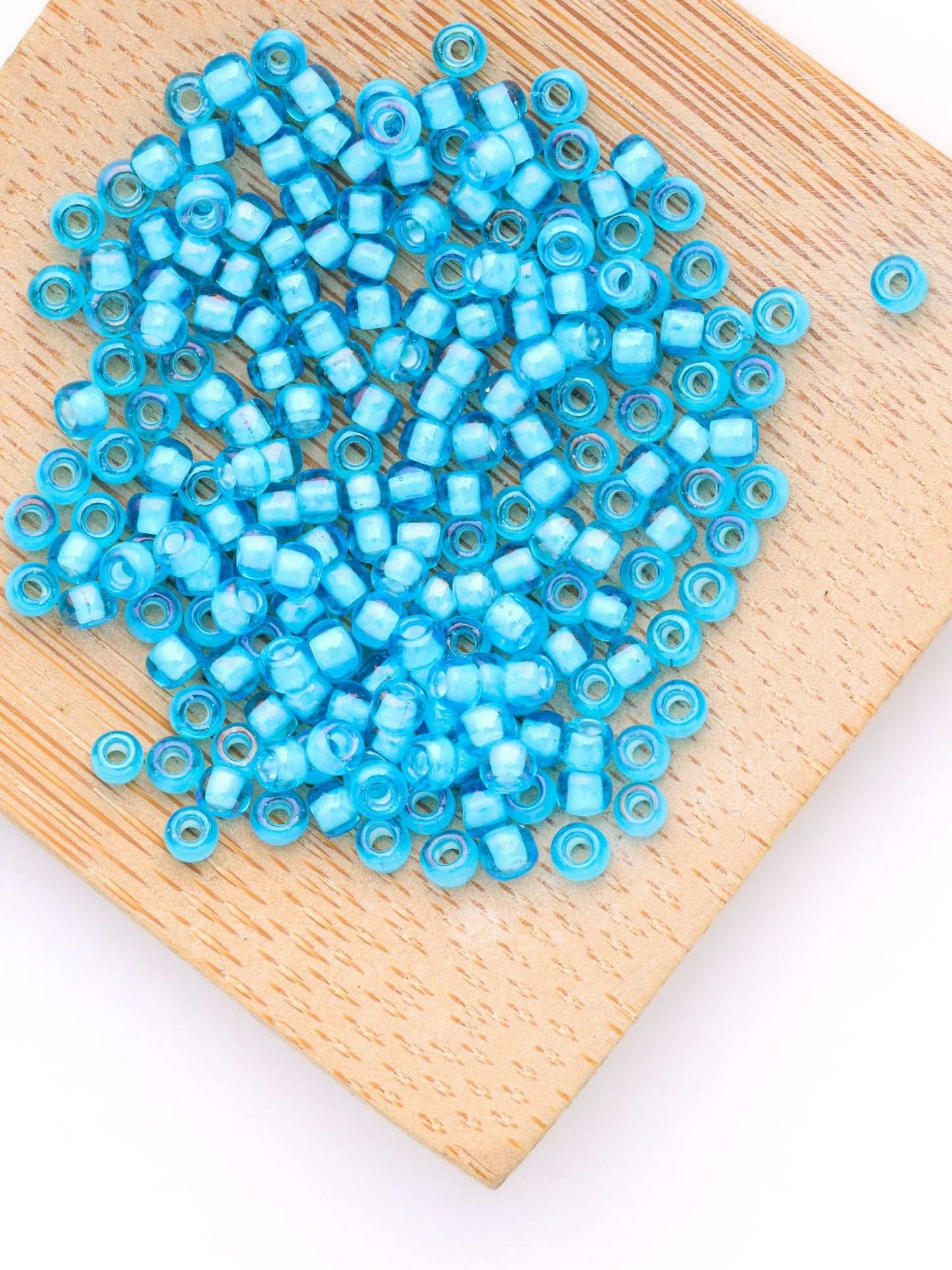 Perles de rocailles - Bleu Turquoise - Solyluna Macramé