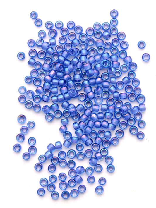 Perles de rocailles - Bleu Violacé - Solyluna Macramé
