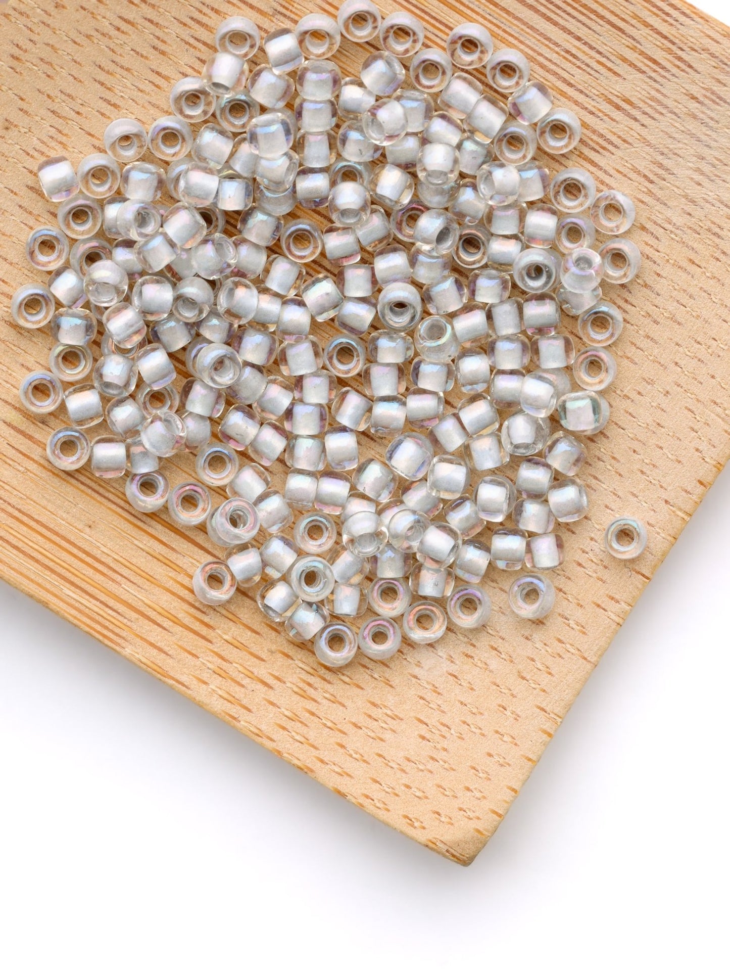 Perles de rocailles - Gris - Solyluna Macramé