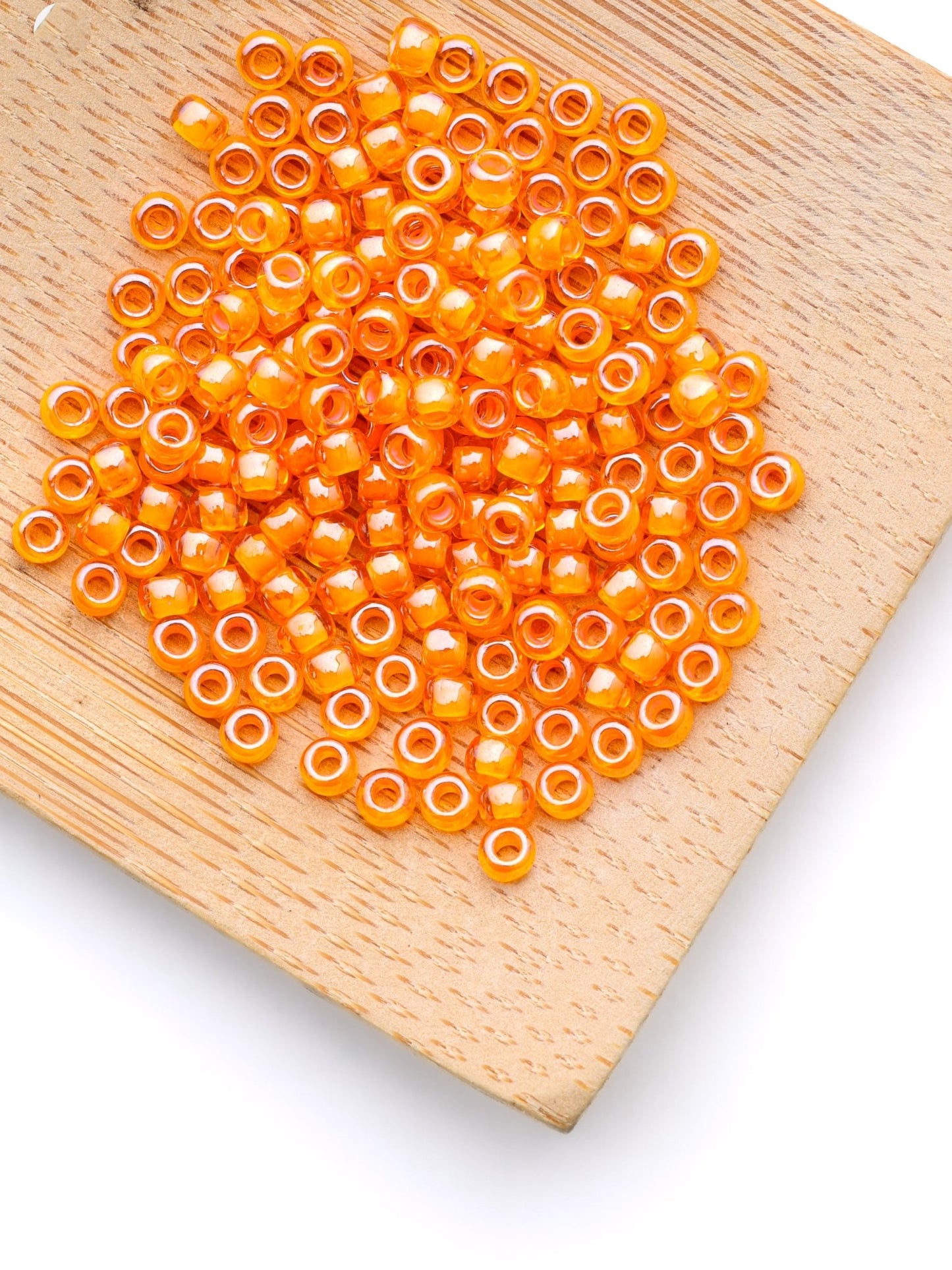 Perles de rocailles - Orange - Solyluna Macramé