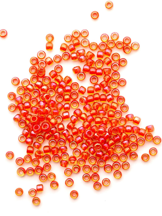 Perles de rocailles - Rouge Clair - Solyluna Macramé