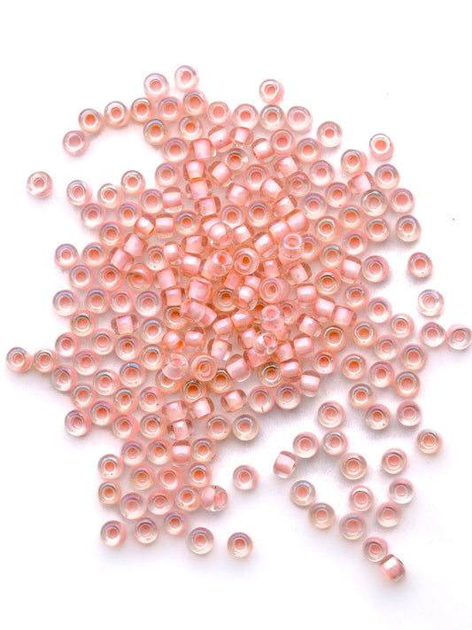 Perles de rocailles - Saumon - Solyluna Macramé