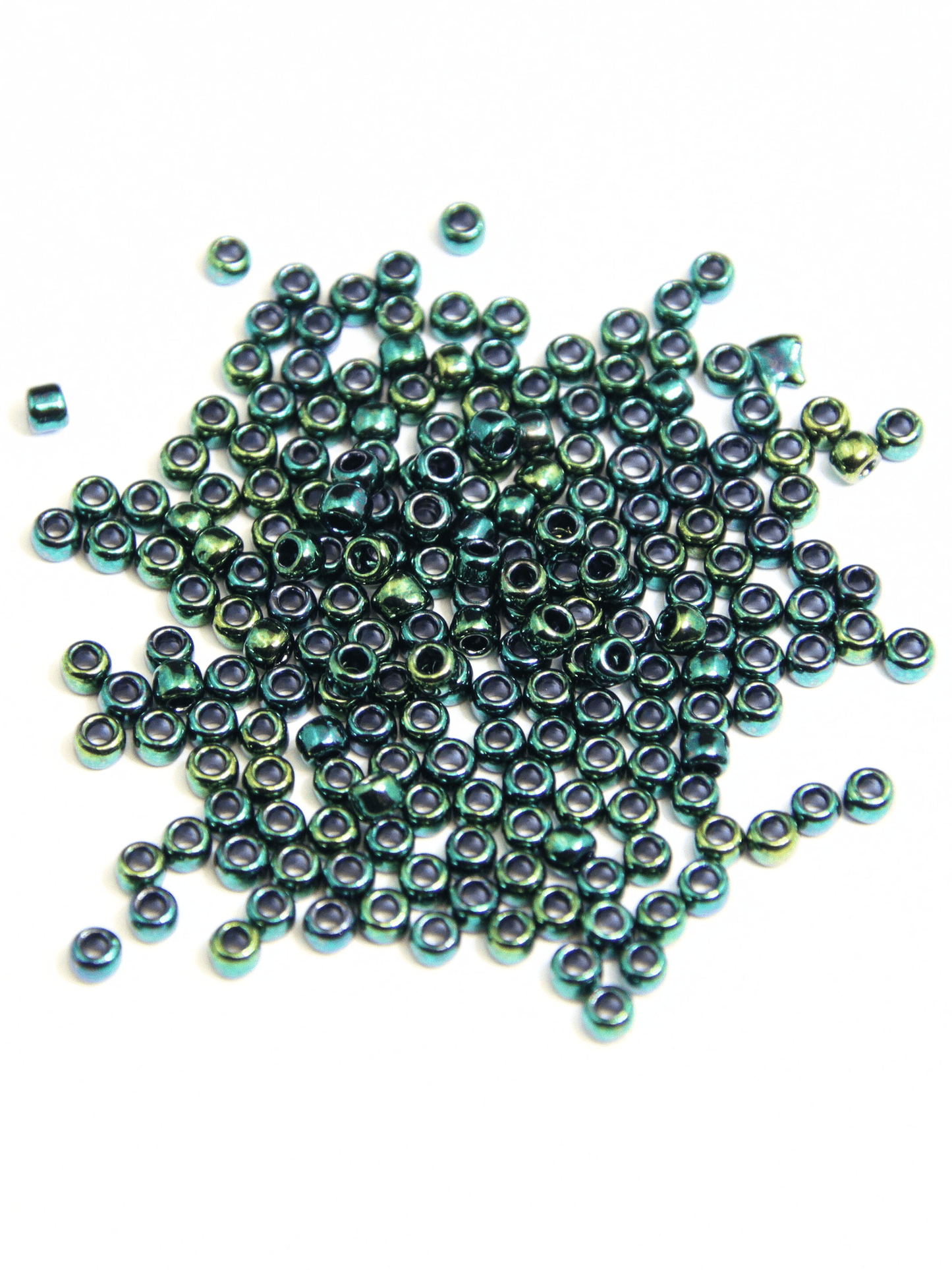 Perles de rocailles - Vert Foncé - Solyluna Macramé