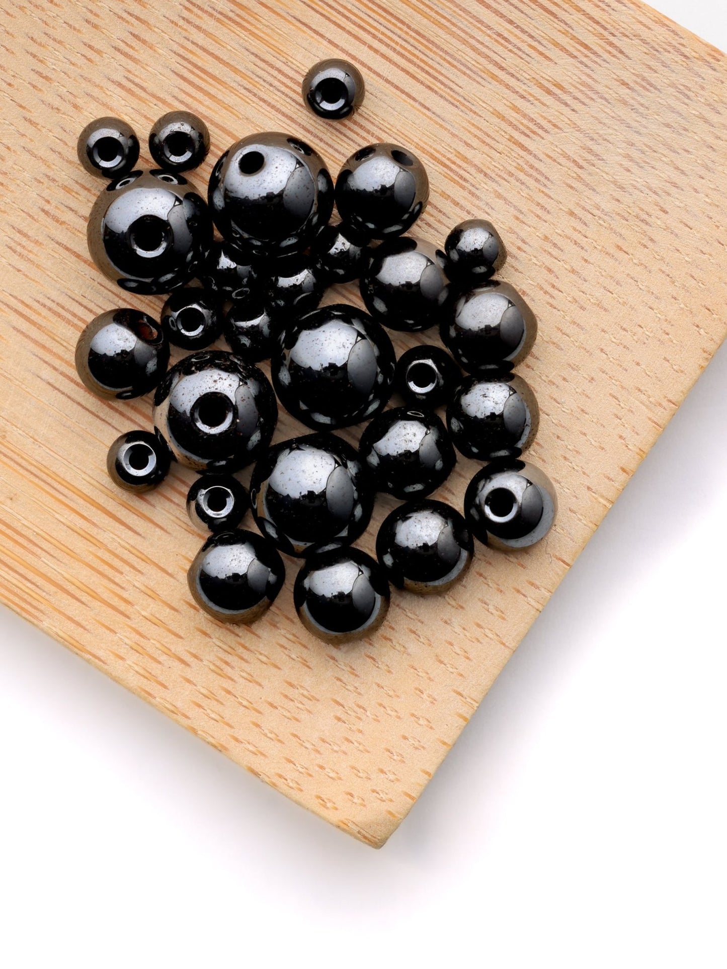 Perles d'Hématite - Solyluna Macramé