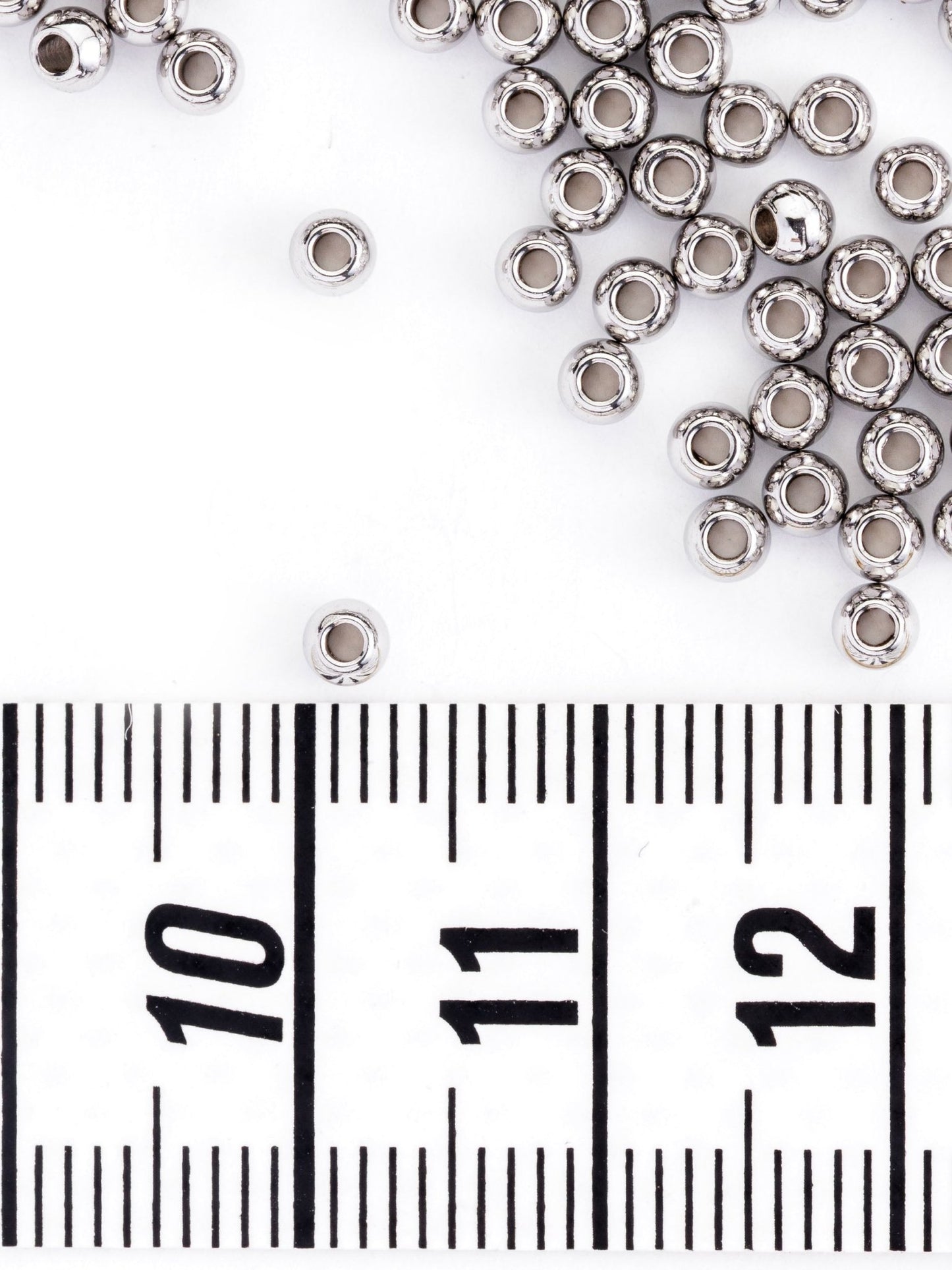 Perles métalliques de 3mm - Solyluna Macramé