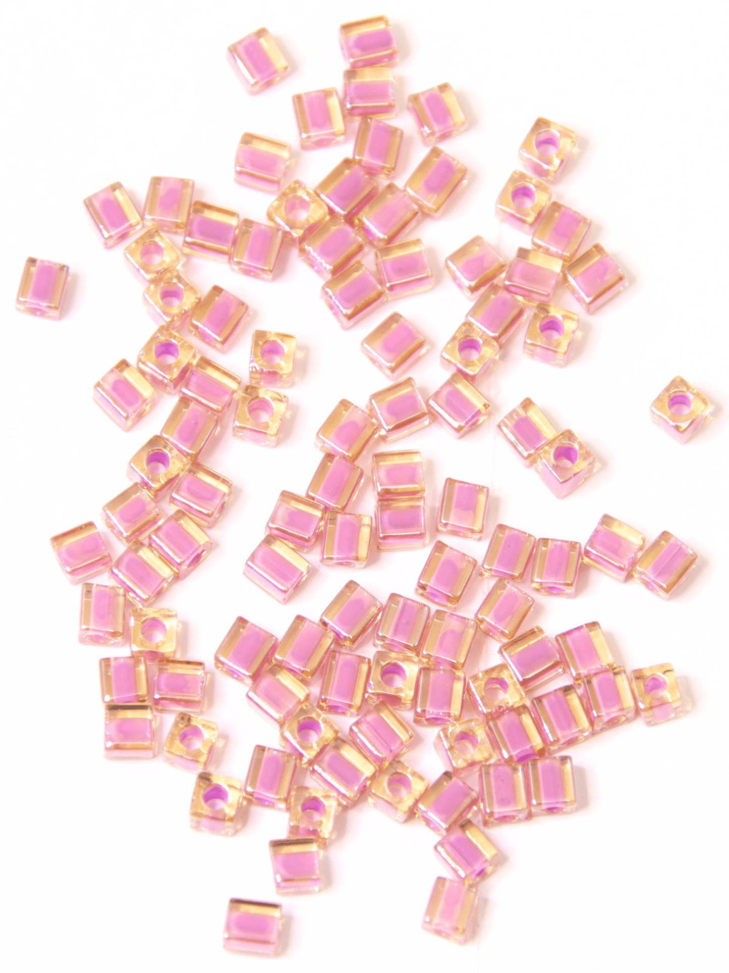 Perles miyuki 3mm - Rose - Solyluna Macramé