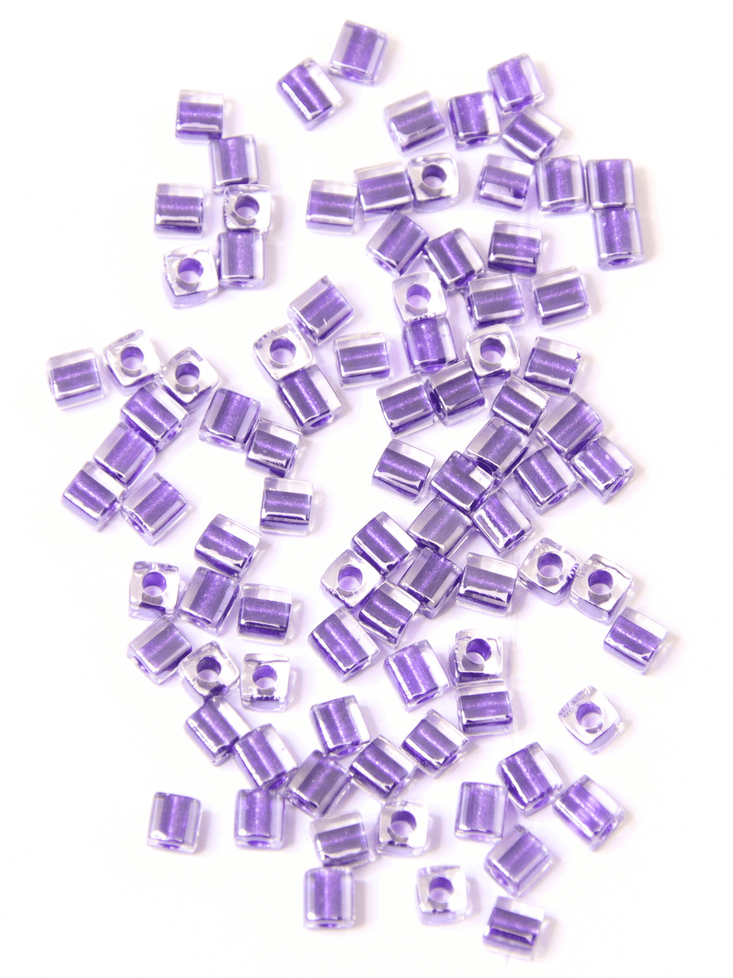 Perles miyuki 3mm - Violet - Solyluna Macramé