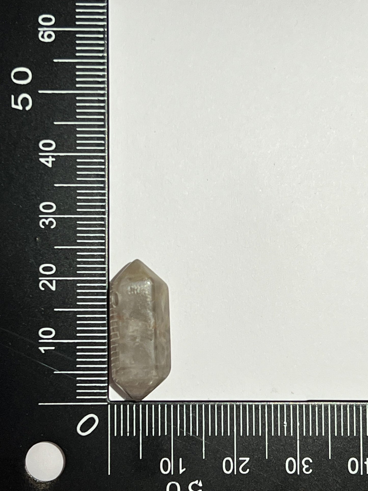 Pierre de Soleil double pointe n°2 (2,3cm x 9mm) - Solyluna Macramé