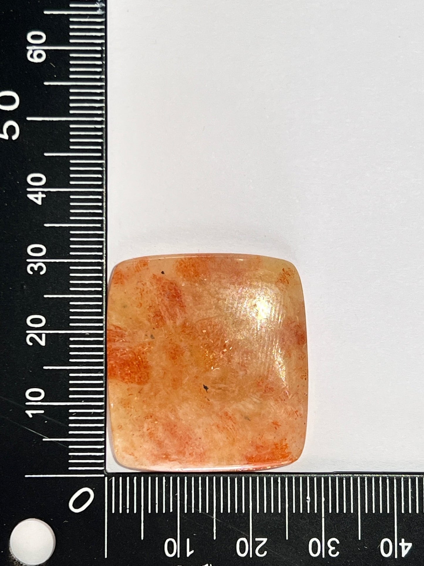 Pierre de Soleil n°3 (3cm x 2,8cm) - Solyluna Macramé