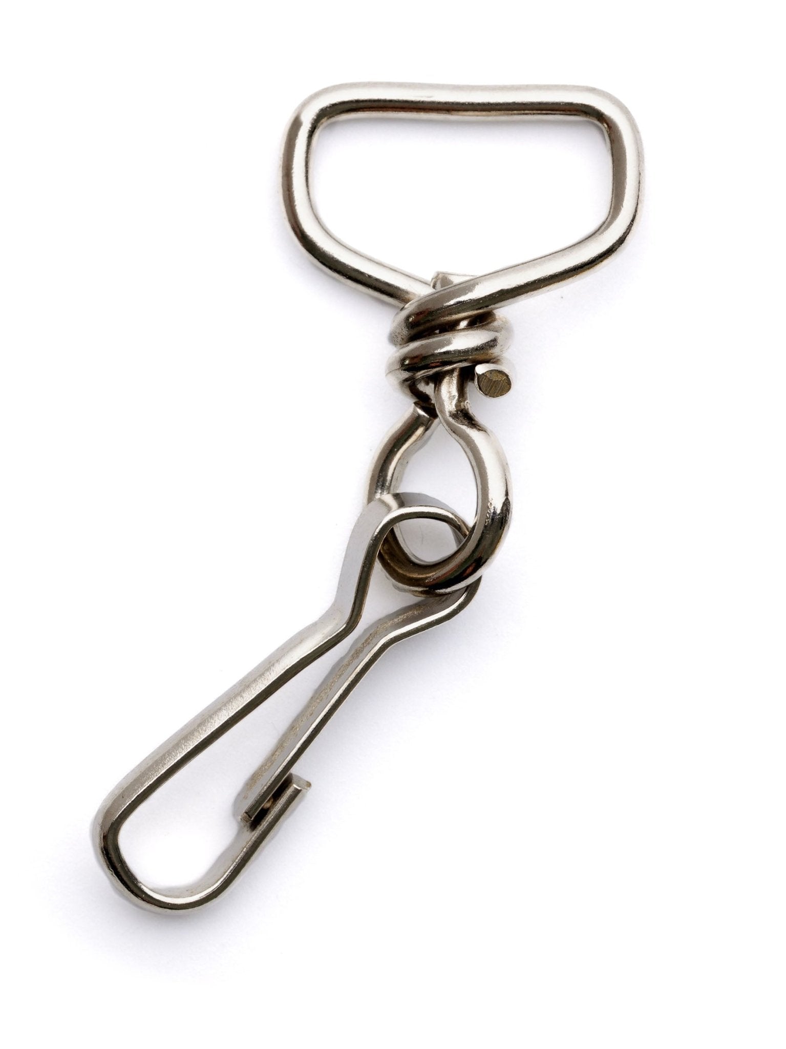 Porte-clés Mousqueton Alliage De Zinc Solide – Détachable Rapide Double Boucle – Robuste Et Élégant Pour Clés, Ceinture, Sac