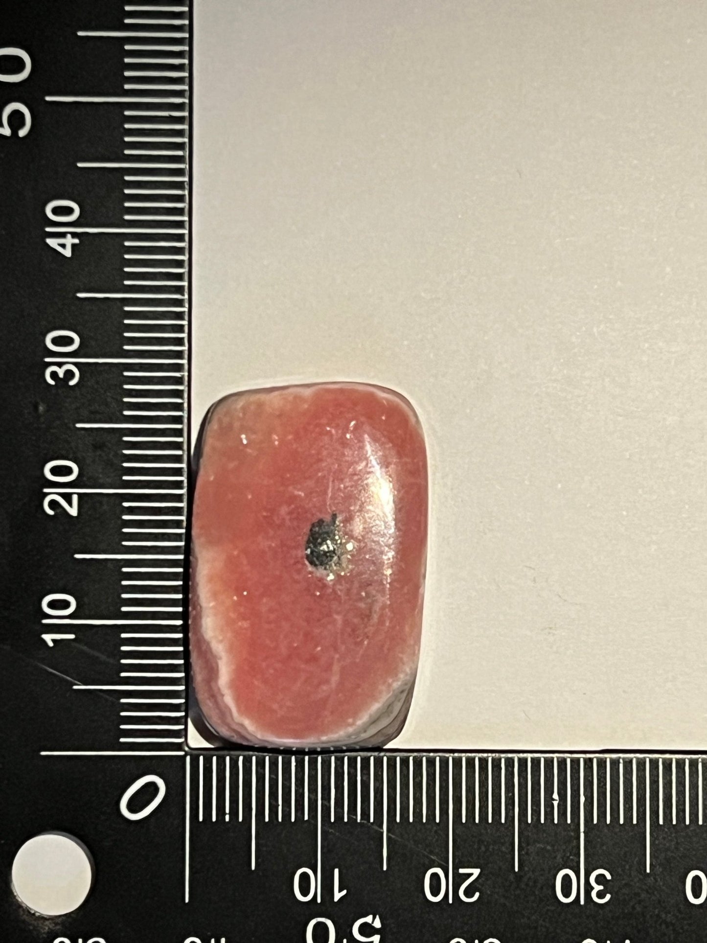 Rhodochrosite n°5 (2,7cm x 1,7cm) - Solyluna Macramé