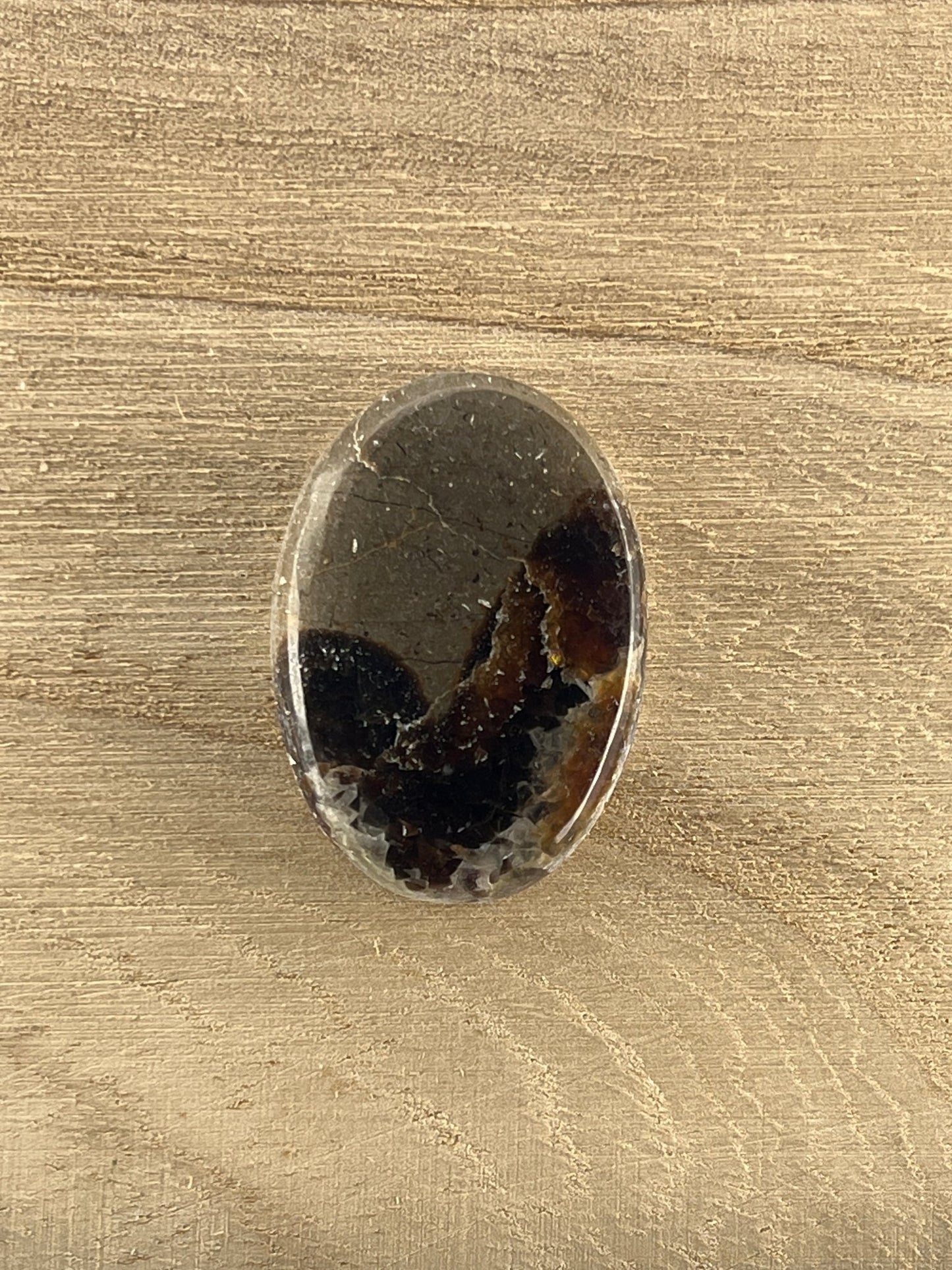 Septaria Jaune n°3 (3,4cm x 2,2cm) - Solyluna Macramé