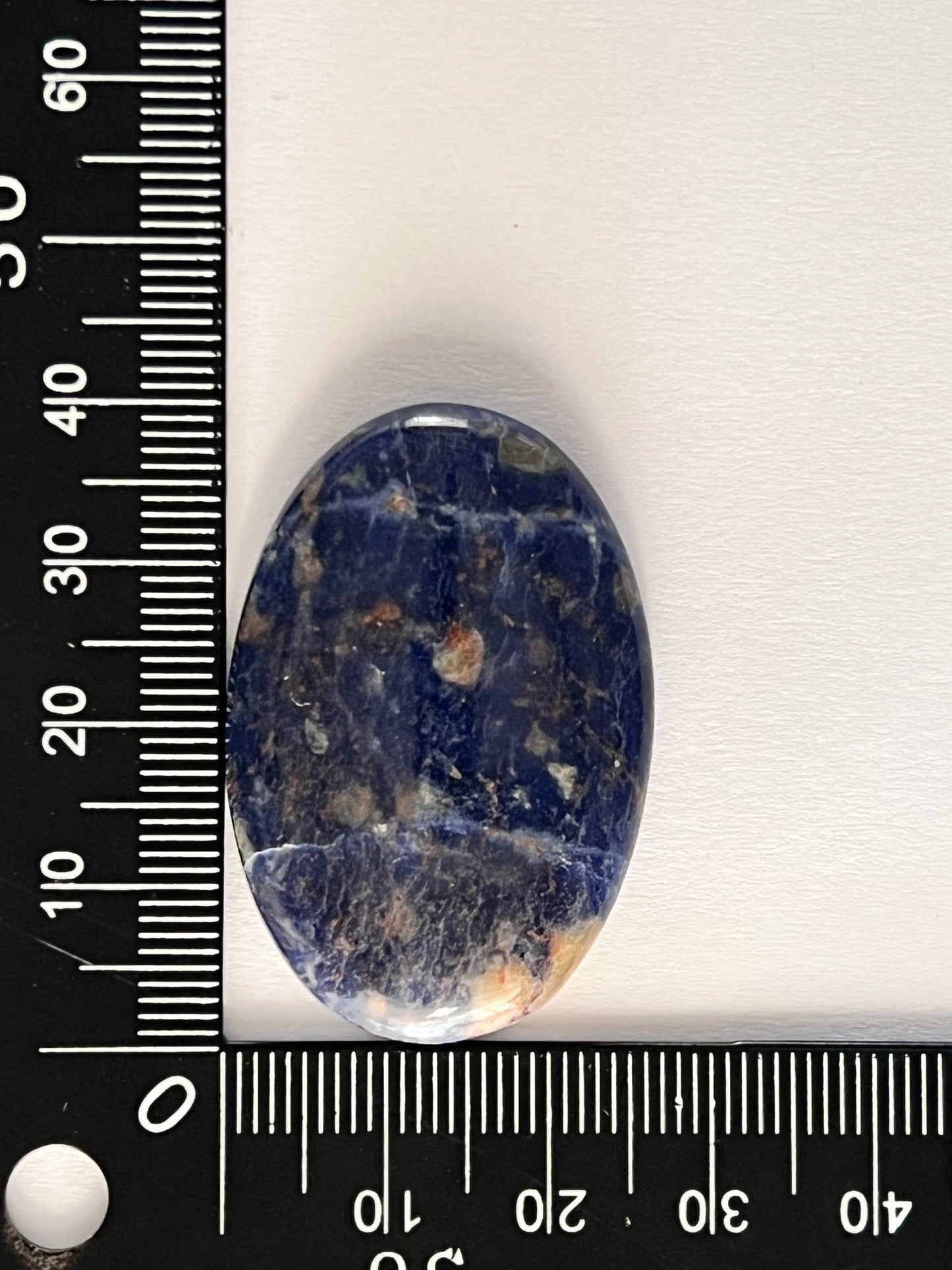 Sodalite n°2 (3,9cm x 2,7cm) - Solyluna Macramé