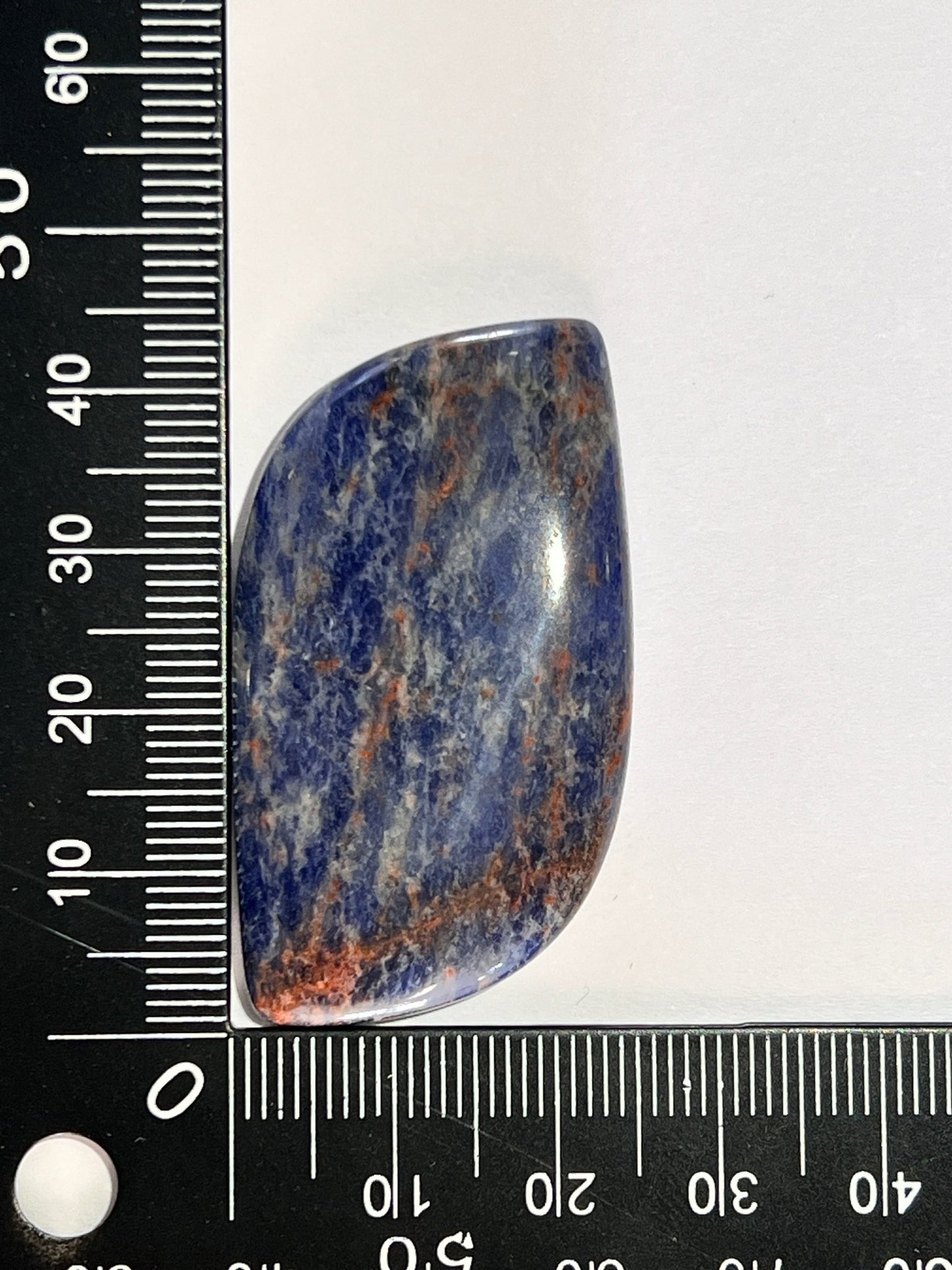 Sodalite n°5 (4,7cm x 2,5cm) - Solyluna Macramé