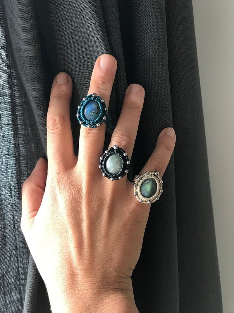 Vidéo bague "Loïs" - Solyluna Macramé