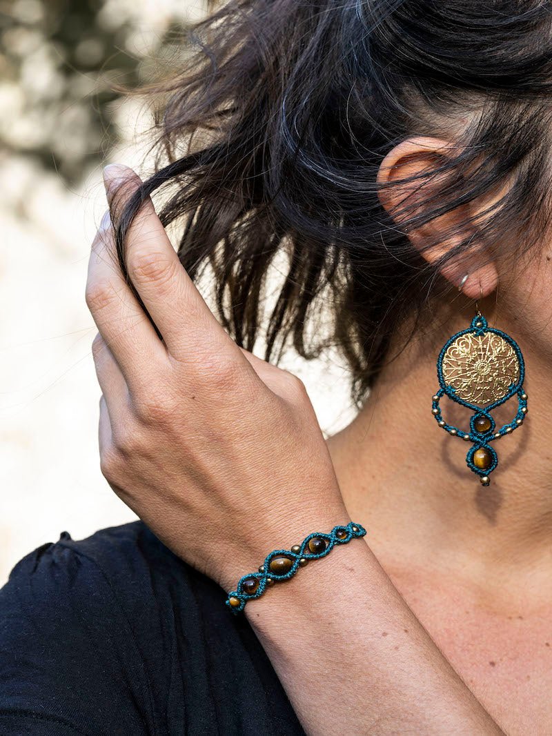 Vidéo Boucles d'oreilles "Guapa" - Solyluna Macramé
