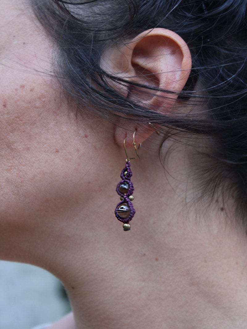 Vidéo Boucles d'oreilles "Mia" - Solyluna Macramé