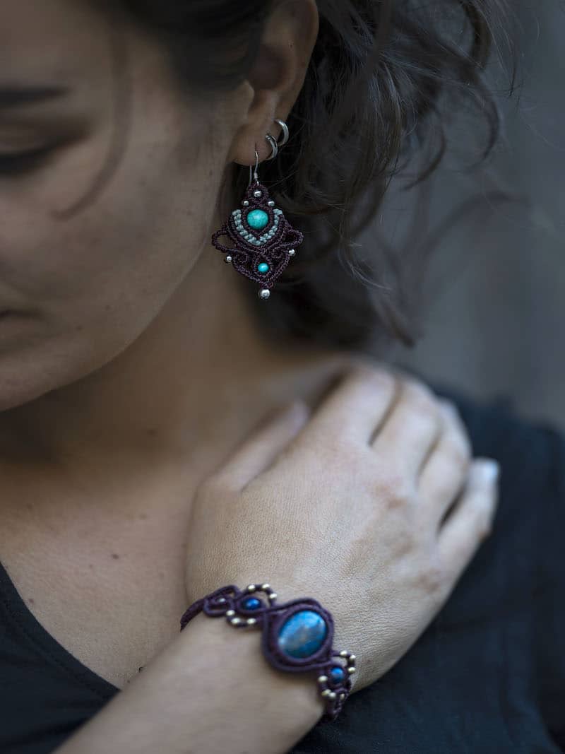 Vidéo Boucles d'oreilles "Noé" - Solyluna Macramé