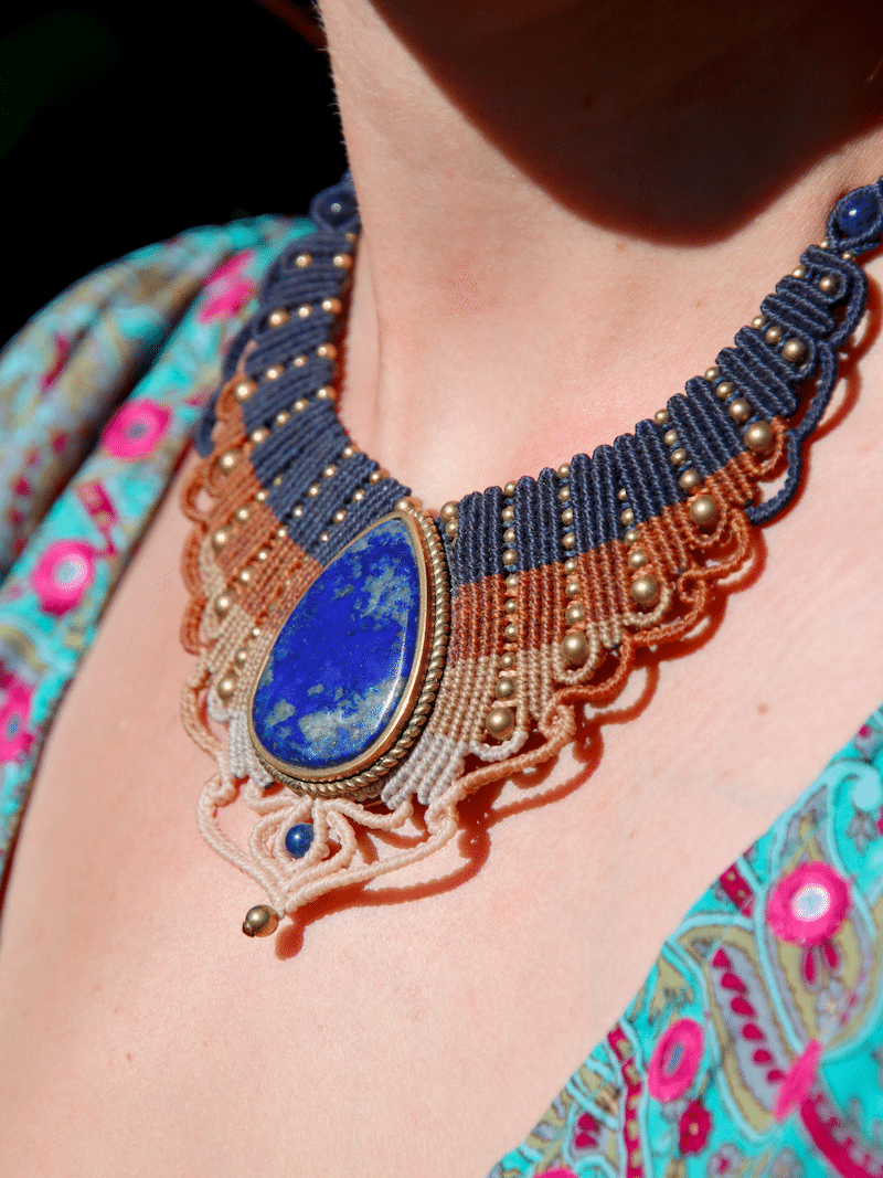 Vidéo collier "Isis" - Solyluna Macramé