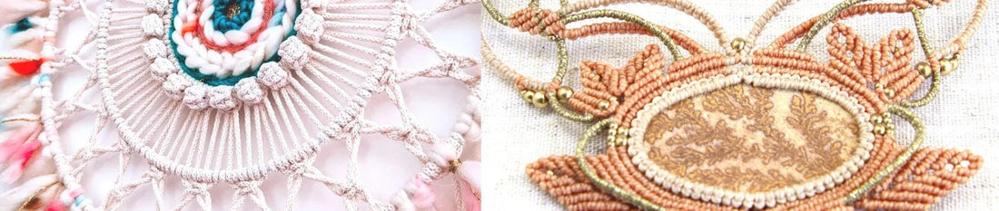 Quelle est la différence entre le macramé et le micro-macramé ? - Solyluna Macramé