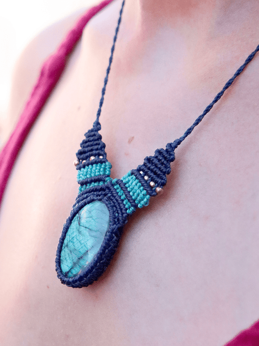 Collier Gaïa Labradorite