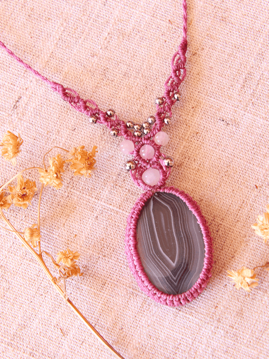 Collier agate