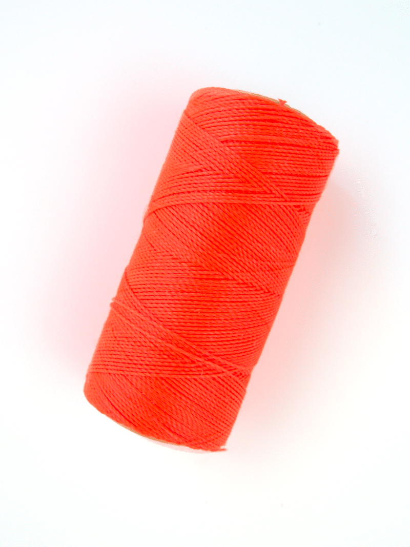 Fil 1mm -Orange foncé fluo 327