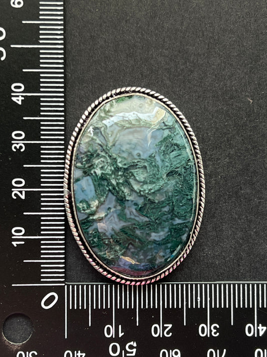 Agate sertie n°2 (4,2cm x 3cm)