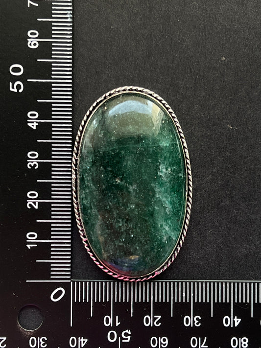 Aventurine sertie n°2 (4,9cm x 3cm)