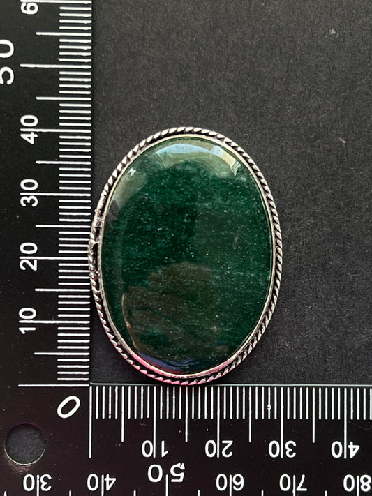 Aventurine sertie n°4 (4,1cm x 3cm)