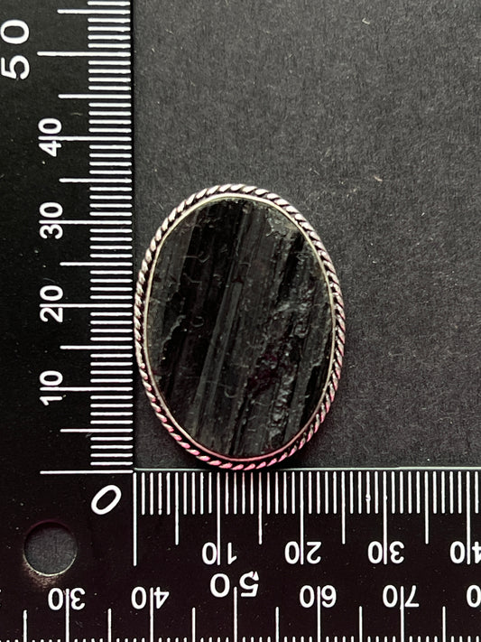 Tourmaline sertie n°2 (3,5cm x 2,5cm)