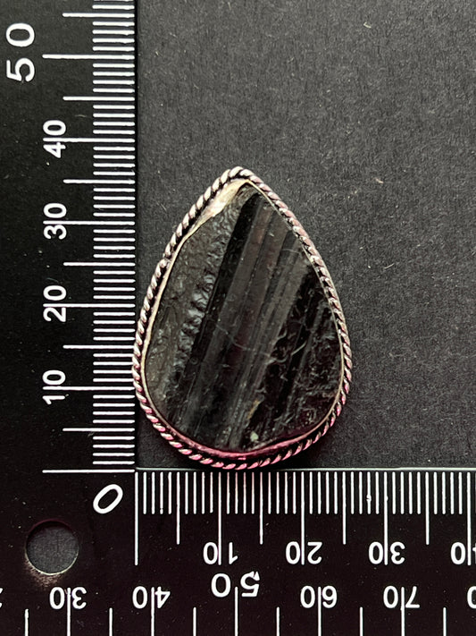 Tourmaline sertie n°3 (3,7cm x 2,7cm)