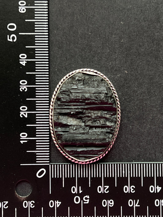 Tourmaline sertie n°5 (3,8cm x 2,8cm)