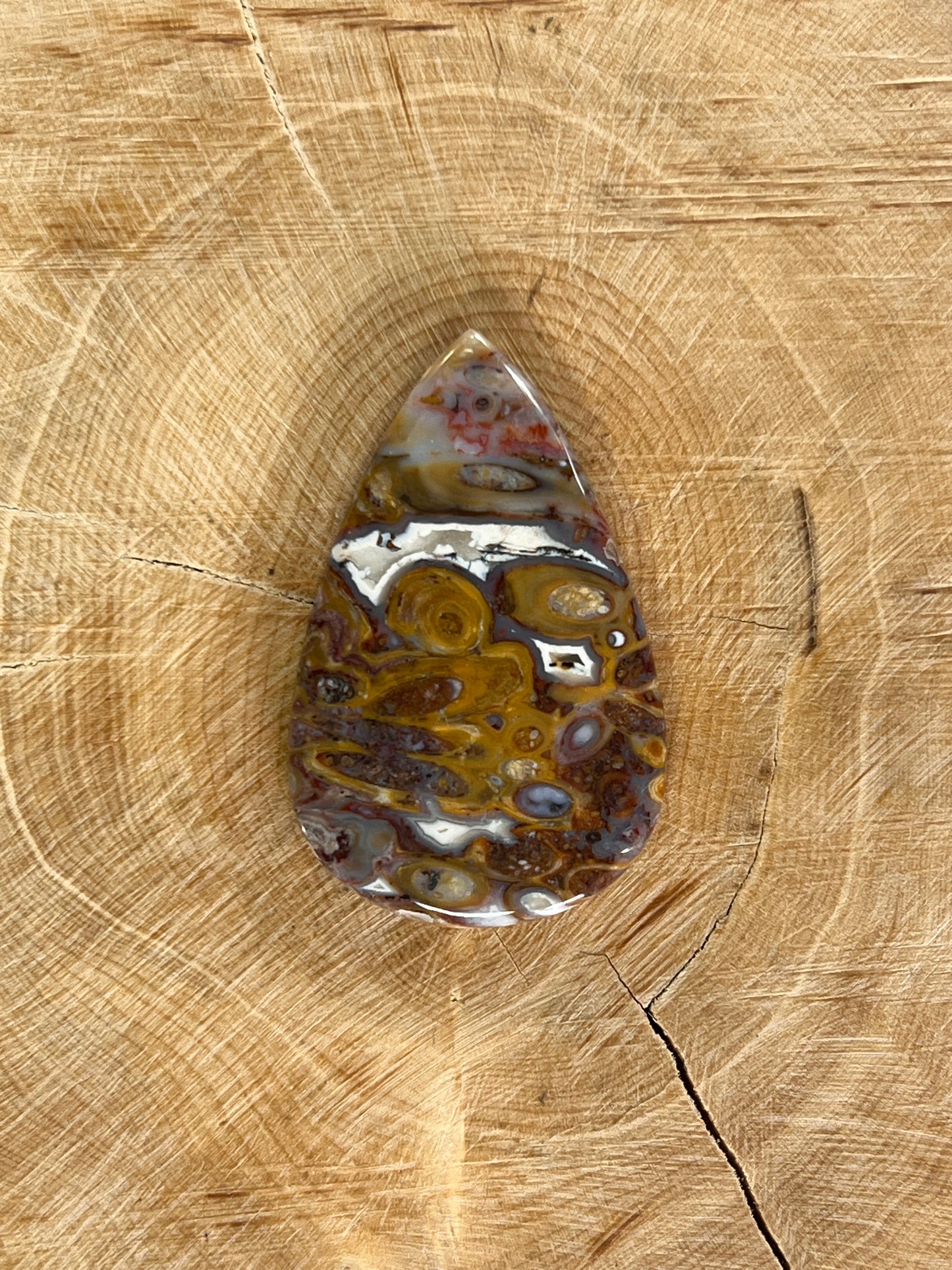 Agate Plume n°1 (3,7cm x 2,1cm)