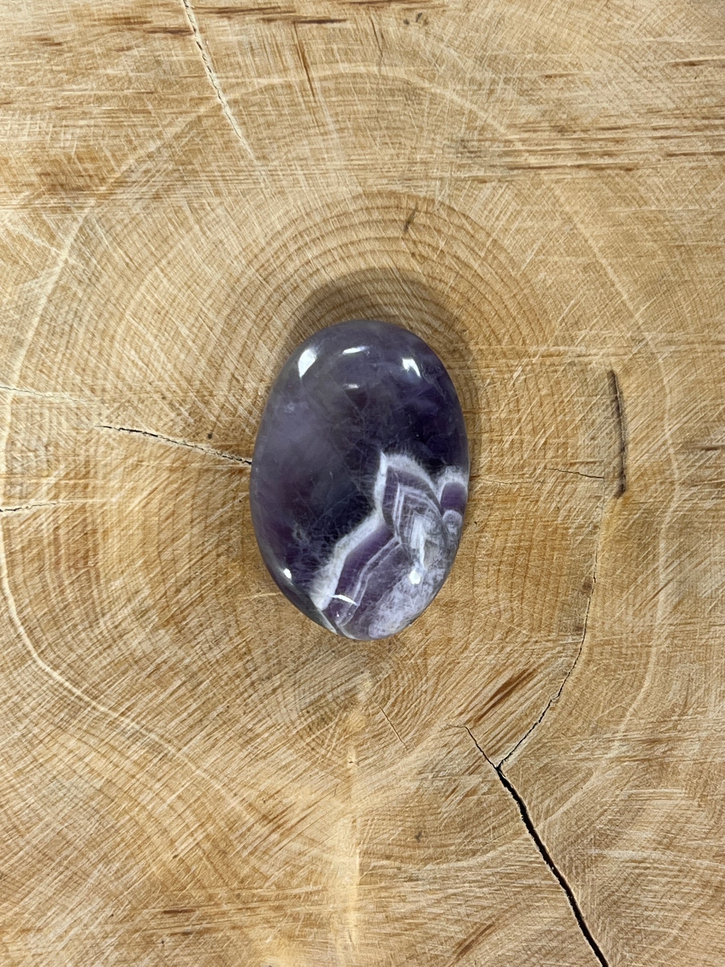 Améthyste Chevron n°3 (4,9cm x 1,9cm)