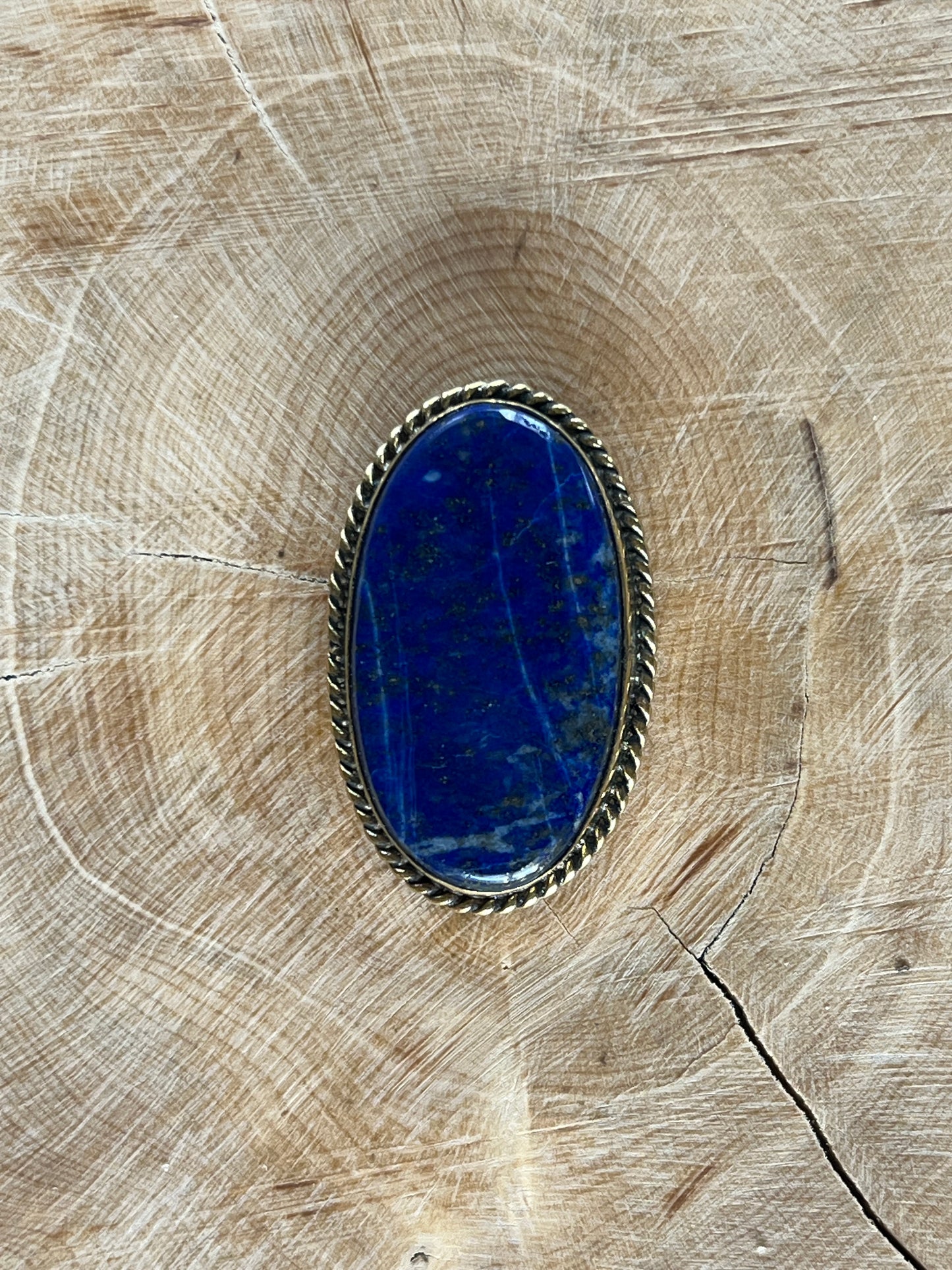 Lapis Lazuli sertie doré n°D3 (3,2m x 2cm)